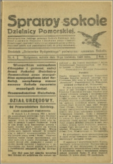 Biuletyn Sokoli Dzielnicy Pomorskiej, 1924, R.1, nr 4