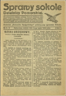 Biuletyn Sokoli Dzielnicy Pomorskiej, 1924, R.1, nr 5