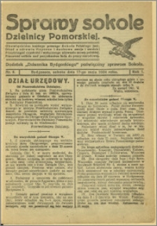Biuletyn Sokoli Dzielnicy Pomorskiej, 1924, R.1, nr 6