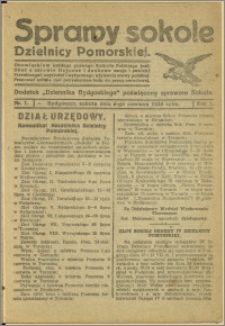 Biuletyn Sokoli Dzielnicy Pomorskiej, 1924, R.1, nr 7
