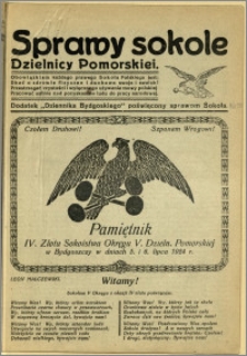 Biuletyn Sokoli Dzielnicy Pomorskiej, 1924, R.1, nr 10a