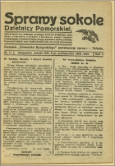 Biuletyn Sokoli Dzielnicy Pomorskiej, 1924, R.1, nr 11