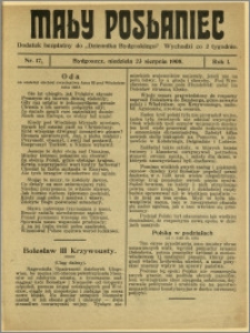 Mały Posłaniec, 1908, R.1, nr 17