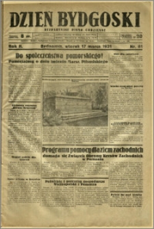 Dzień Bydgoski, 1931, R.2, nr 61