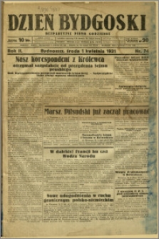 Dzień Bydgoski, 1931, R.2, nr 74