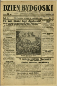 Dzień Bydgoski, 1931, R.2, nr 77