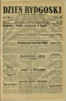 Dzień Bydgoski, 1931, R.2, nr 80