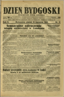 Dzień Bydgoski, 1931, R.2, nr 81