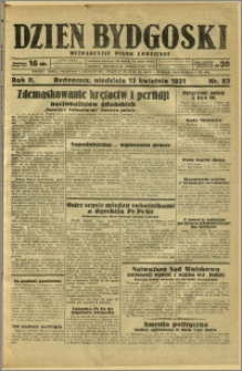 Dzień Bydgoski, 1931, R.2, nr 83