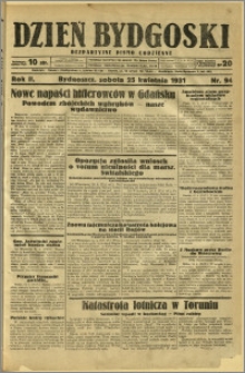 Dzień Bydgoski, 1931, R.2, nr 94