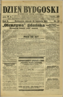 Dzień Bydgoski, 1931, R.2, nr 96