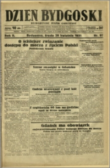 Dzień Bydgoski, 1931, R.2, nr 97