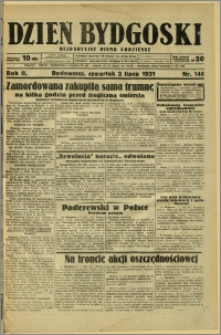 Dzień Bydgoski, 1931, R.2, nr 148