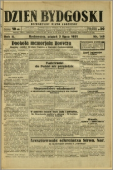 Dzień Bydgoski, 1931, R.2, nr 149