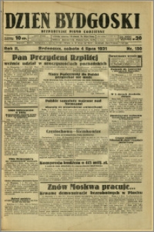 Dzień Bydgoski, 1931, R.2, nr 150