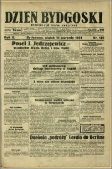 Dzień Bydgoski, 1931, R.2, nr 185