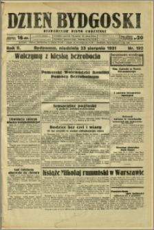 Dzień Bydgoski, 1931, R.2, nr 192