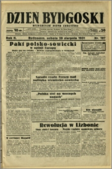 Dzień Bydgoski, 1931, R.2, nr 197