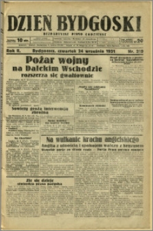 Dzień Bydgoski, 1931, R.2, nr 219