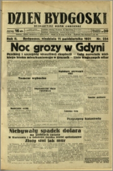 Dzień Bydgoski, 1931, R.2, nr 234