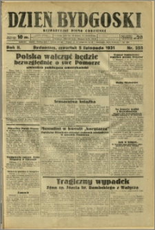 Dzień Bydgoski, 1931, R.2, nr 255