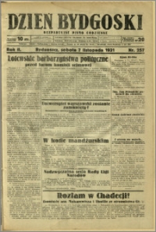 Dzień Bydgoski, 1931, R.2, nr 257