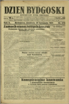 Dzień Bydgoski, 1931, R.2, nr 276