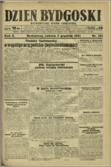 Dzień Bydgoski, 1931, R.2, nr 281