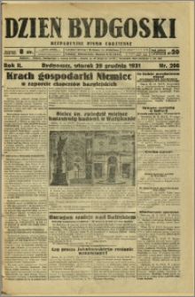 Dzień Bydgoski, 1931, R.2, nr 298