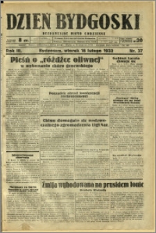 Dzień Bydgoski, 1932, R.3, nr 37