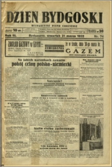 Dzień Bydgoski, 1932, R.3, nr 74