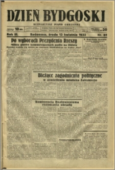 Dzień Bydgoski, 1932, R.3, nr 85