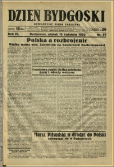 Dzień Bydgoski, 1932, R.3, nr 87