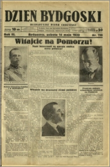 Dzień Bydgoski, 1932, R.3, nr 110