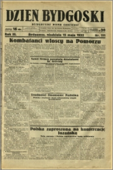 Dzień Bydgoski, 1932, R.3, nr 111