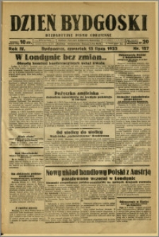 Dzień Bydgoski, 1933, R.4, nr 157