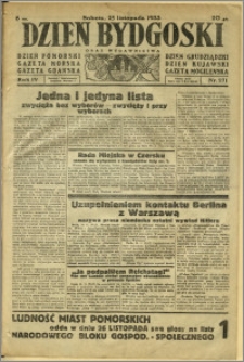 Dzień Bydgoski, 1933, R.4, nr 271