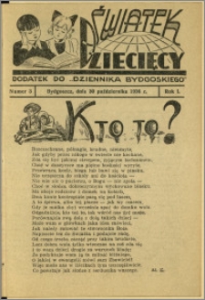 Światek Dziecięcy, 1936, R.1, nr 3