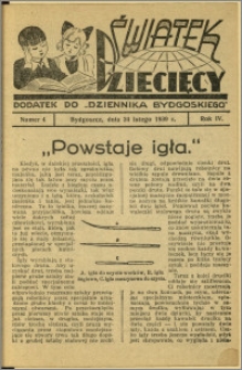 Światek Dziecięcy, 1939, R.4, nr 4