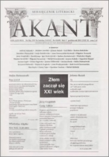 Akant : miesięcznik literacki 2001 R.4 nr 10(49)