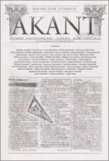 Akant : miesięcznik literacki 2002 R.5 nr 2(54)