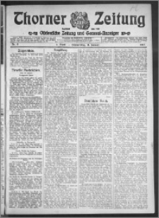 Thorner Zeitung 1912, Nr. 8 1 Blatt