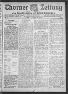 Thorner Zeitung 1912, Nr. 11 1 Blatt