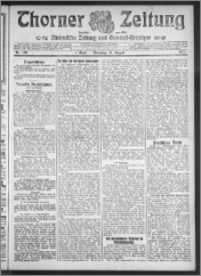Thorner Zeitung 1912, Nr. 188 1 Blatt