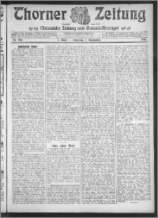 Thorner Zeitung 1912, Nr. 206 2 Blatt