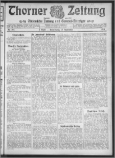 Thorner Zeitung 1912, Nr. 214 1 Blatt