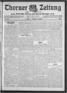 Thorner Zeitung 1913, Nr. 181 2 Blatt