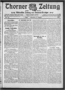 Thorner Zeitung 1913, Nr. 191 1 Blatt