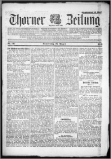 Thorner Zeitung 1921, Nr. 191