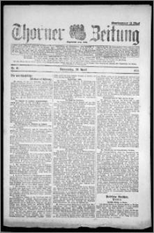Thorner Zeitung 1922, Nr 91